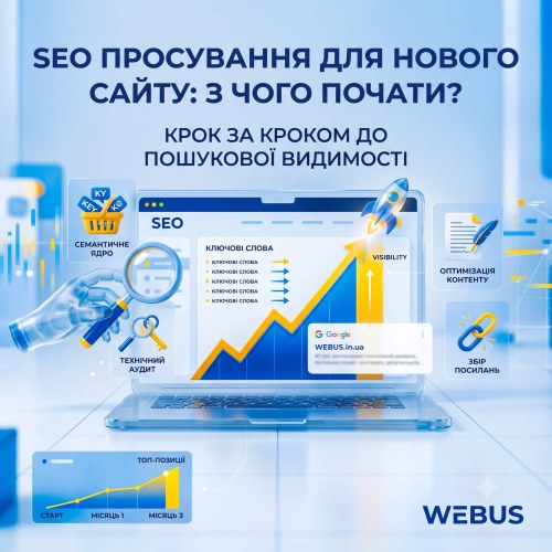 Базове SEO просування для нового сайту: з чого почати?