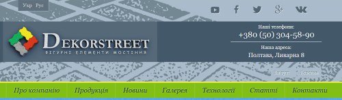 Компанія DEKORSTREET